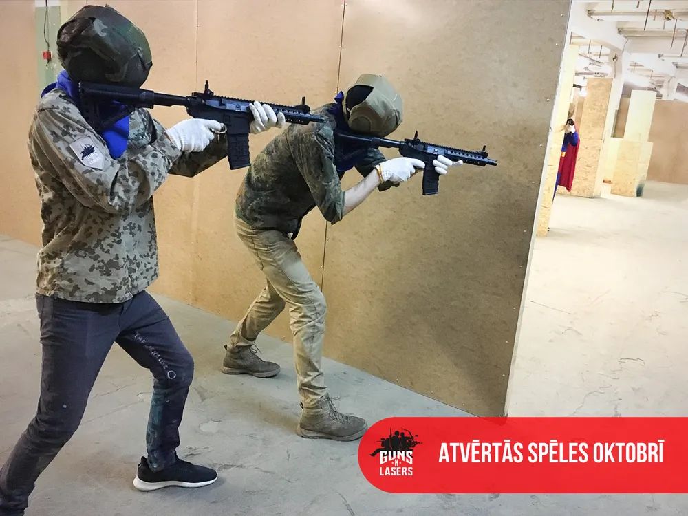 GUNSnLASERS atvērto spēļu piedāvājums oktobrī