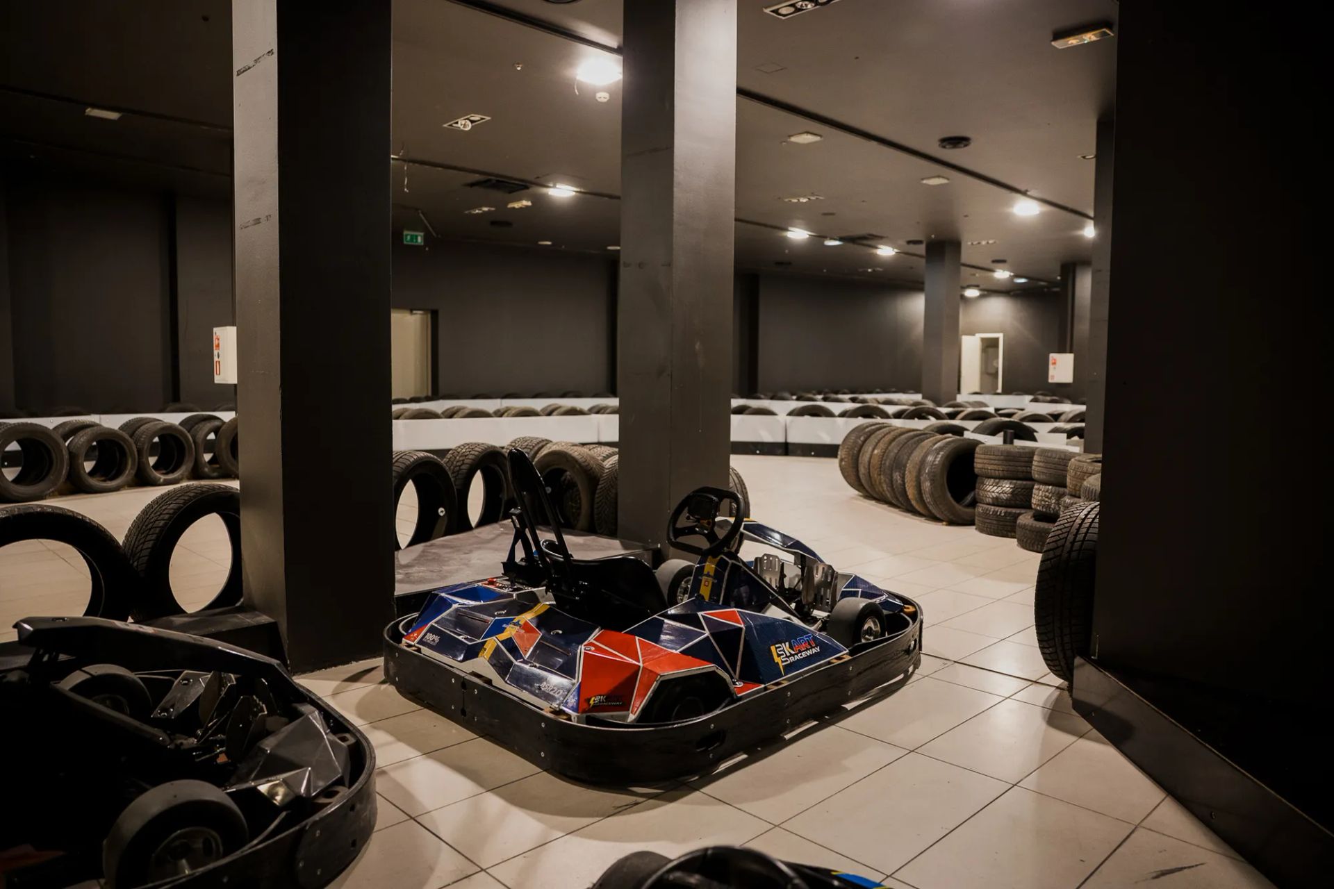kartingu halle Galerijā Rīga